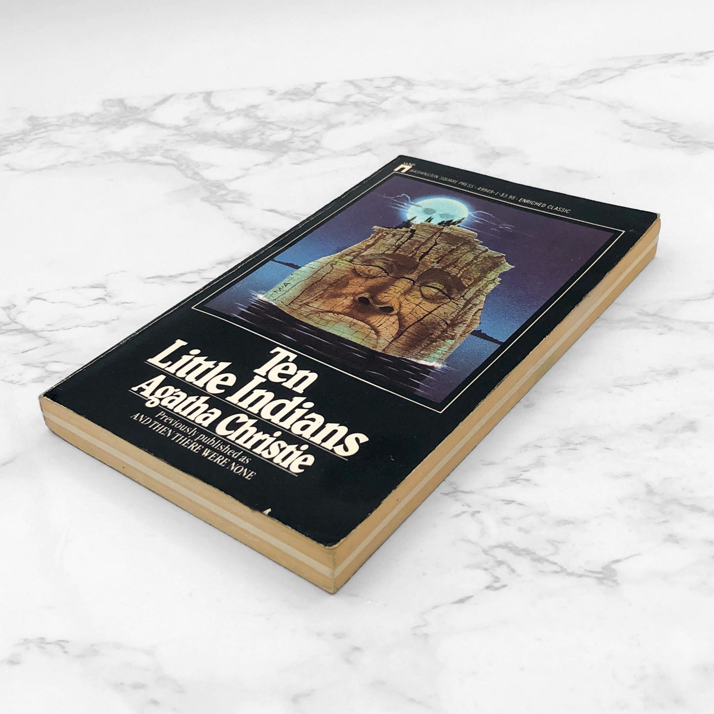 Ten Little Indians by Agatha Christie [1973 PAPERBACK] • Rare Enriched Edition! • Washington Square Press