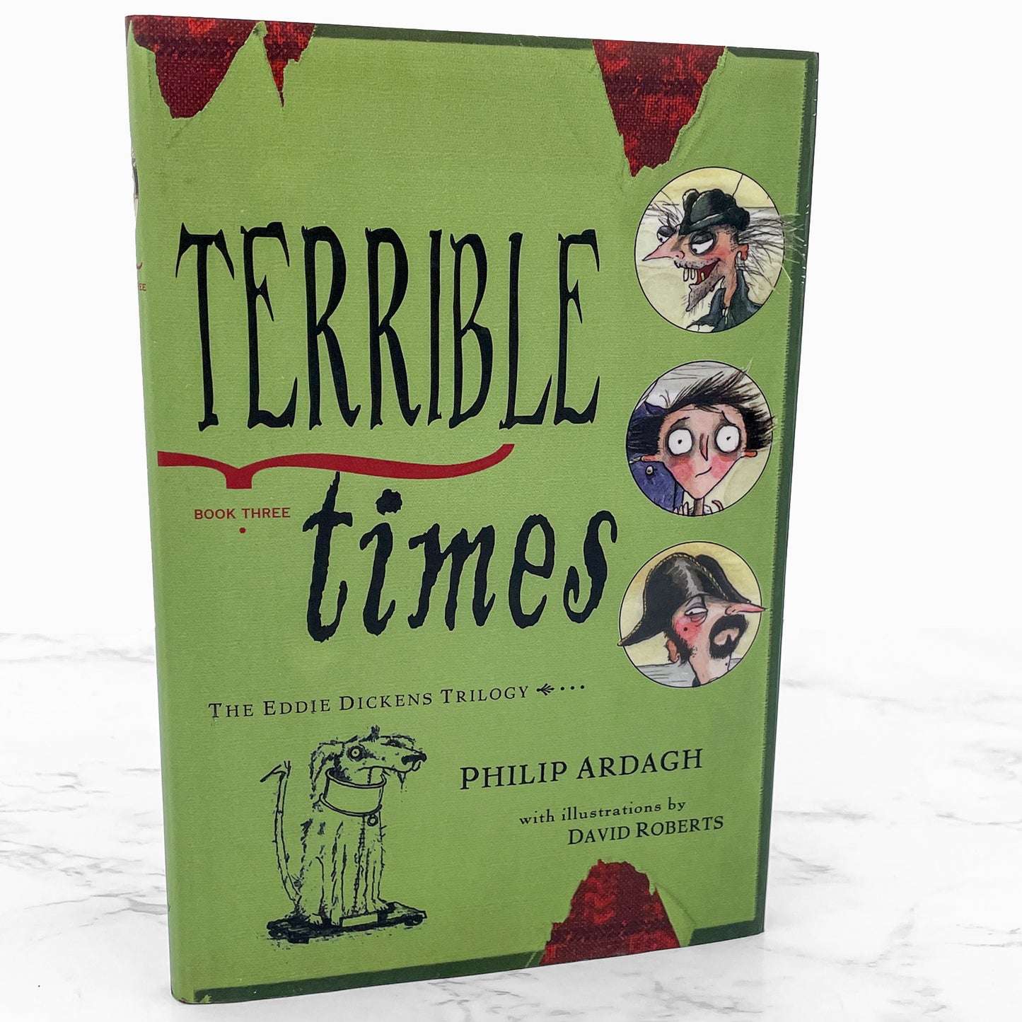 Terrible Times by Philip Ardagh & David Roberts [FIRST EDITION] 2002 • Eddie Dickens #3