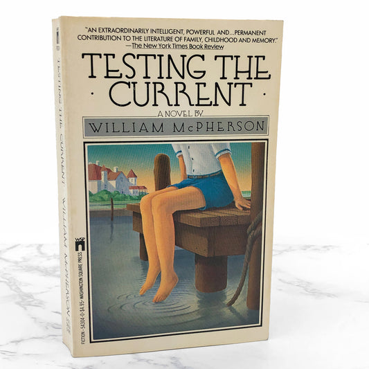 Testing the Current by William McPherson [FIRST PAPERBACK PRINTING] 1985 • Washington Sq.