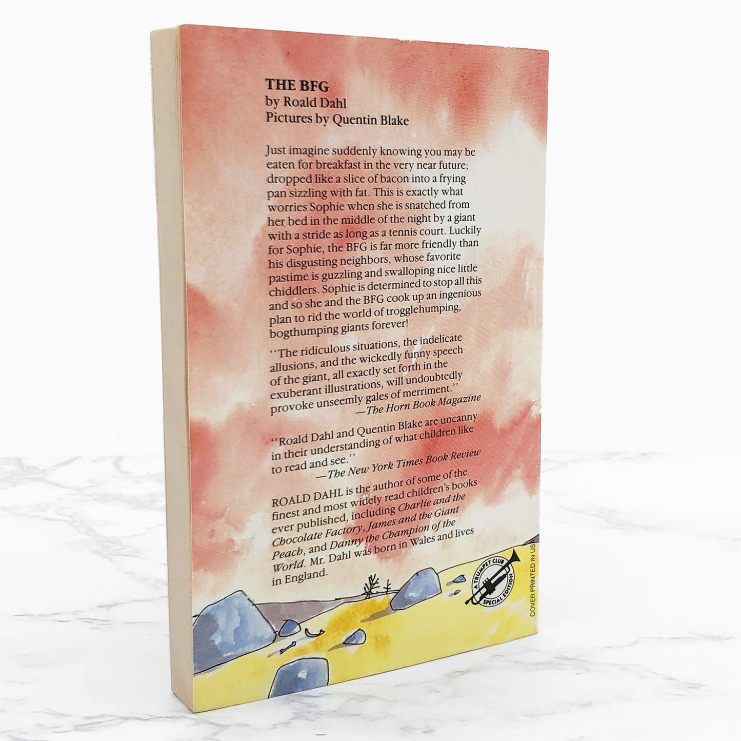 The BFG by Roald Dahl [1988 PAPERBACK] • Scholastic Trumpet Club