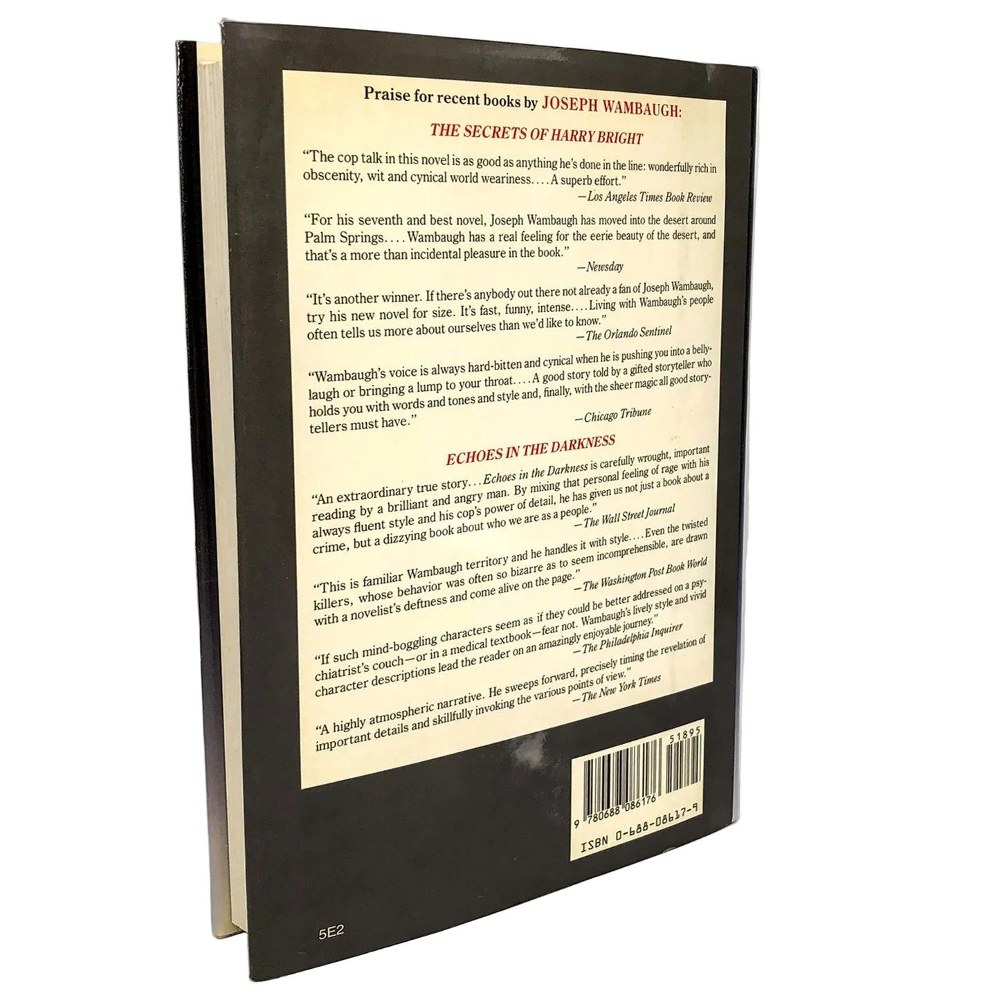 The Blooding by Joseph Wambaugh SIGNED! [FIRST EDITION • FIRST PRINTING] 1989