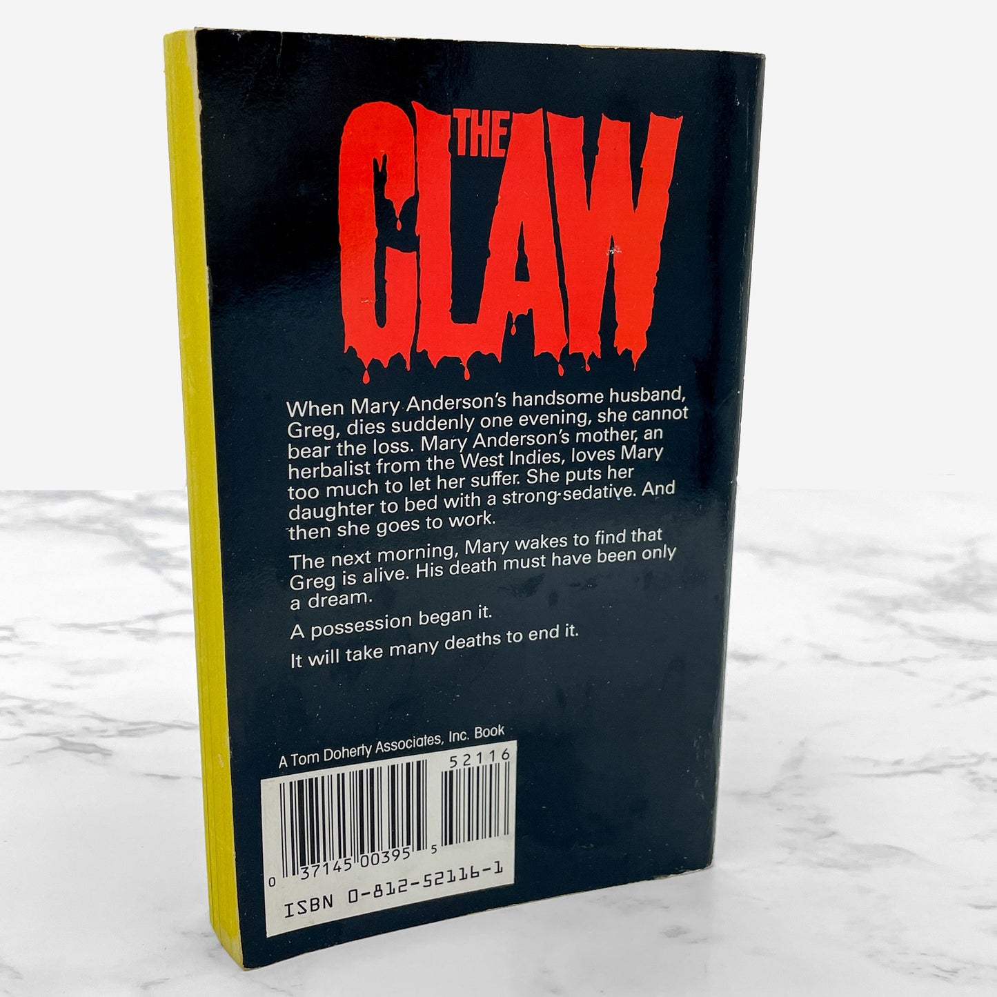 The Claw by Norah Lofts [FIRST U.S. PAPERBACK EDITION] 1984 • TOR Horror