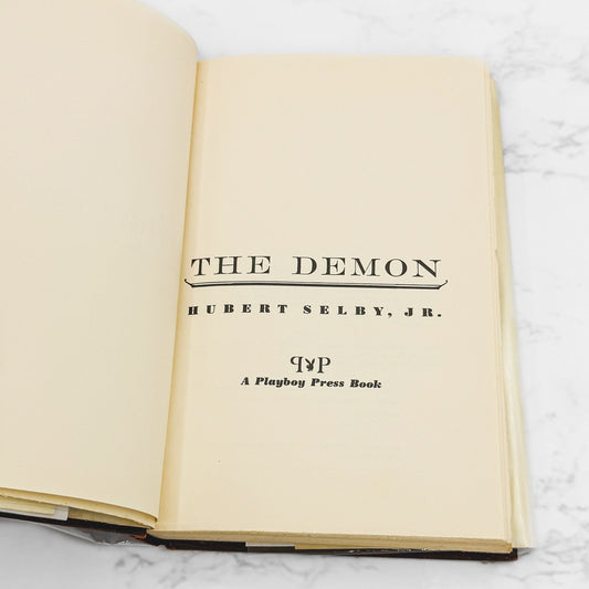 The Demon by Hubert Selby Jr. [FIRST EDITION • FIRST PRINTING] 1976 • Playboy Press