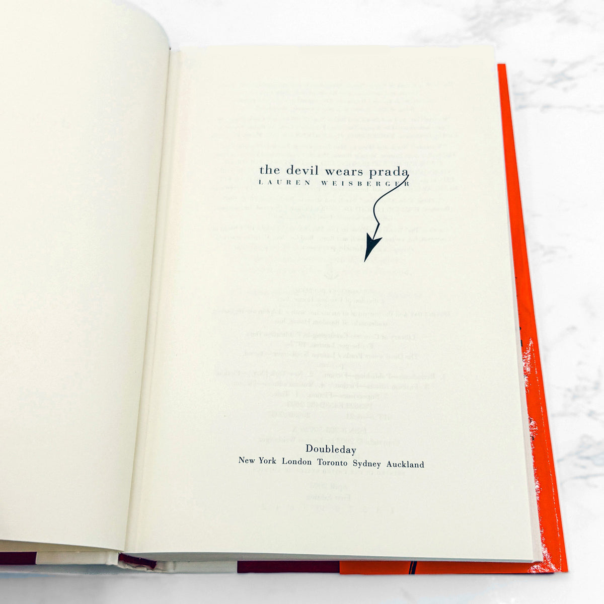 The Devil Wears Prada by Lauren Weisberger [FIRST EDITION • FIRST PRINTING] 2003 • Doubleday