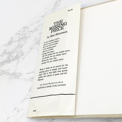 The Missing Piece by Shel Silverstein [FIRST EDITION] 1976 • Harper & Row