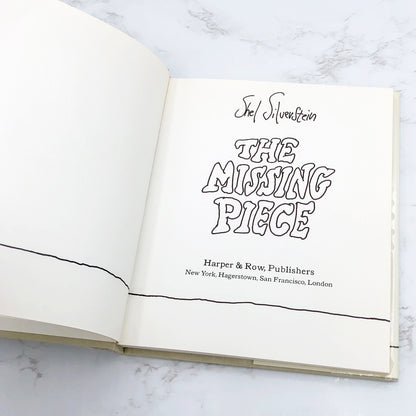 The Missing Piece by Shel Silverstein [FIRST EDITION] 1976 • Harper & Row