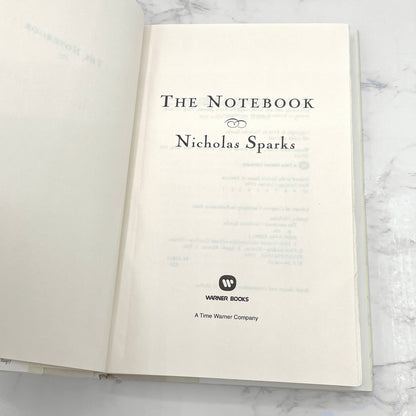 The Notebook by Nicholas Sparks [FIRST EDITION • FIRST PRINTING] 1996