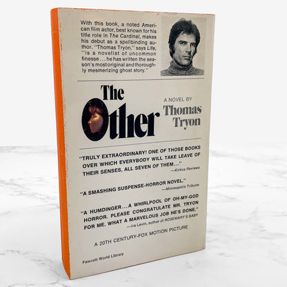 The Other by Thomas Tryon [FIRST PAPERBACK PRINTING] 1972 • Fawcett Crest