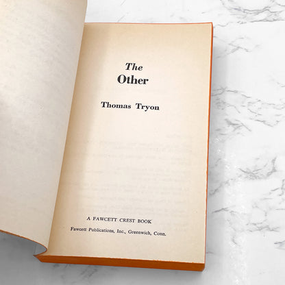 The Other by Thomas Tryon [FIRST PAPERBACK PRINTING] 1972 • Fawcett Crest