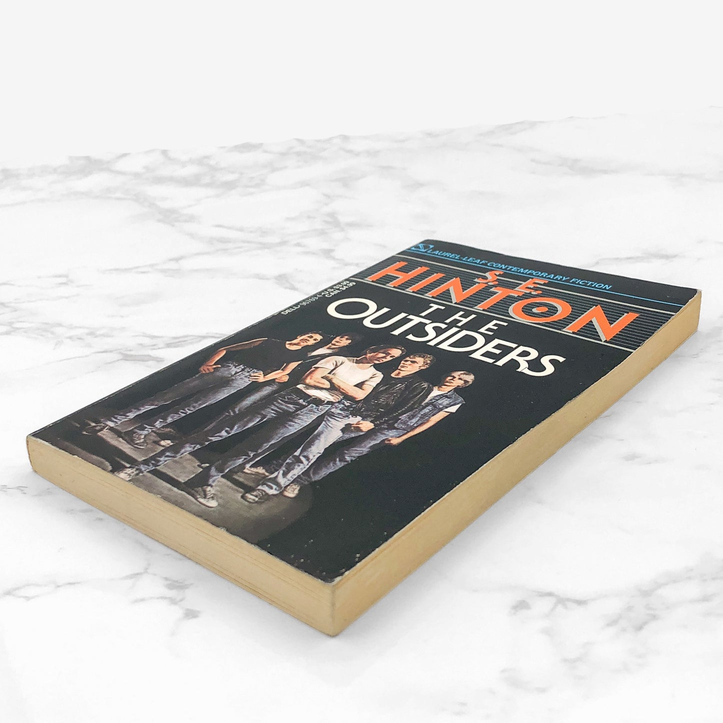 The Outsiders by S.E. Hinton [1989 PAPERBACK] • Dell • Rare Cover!