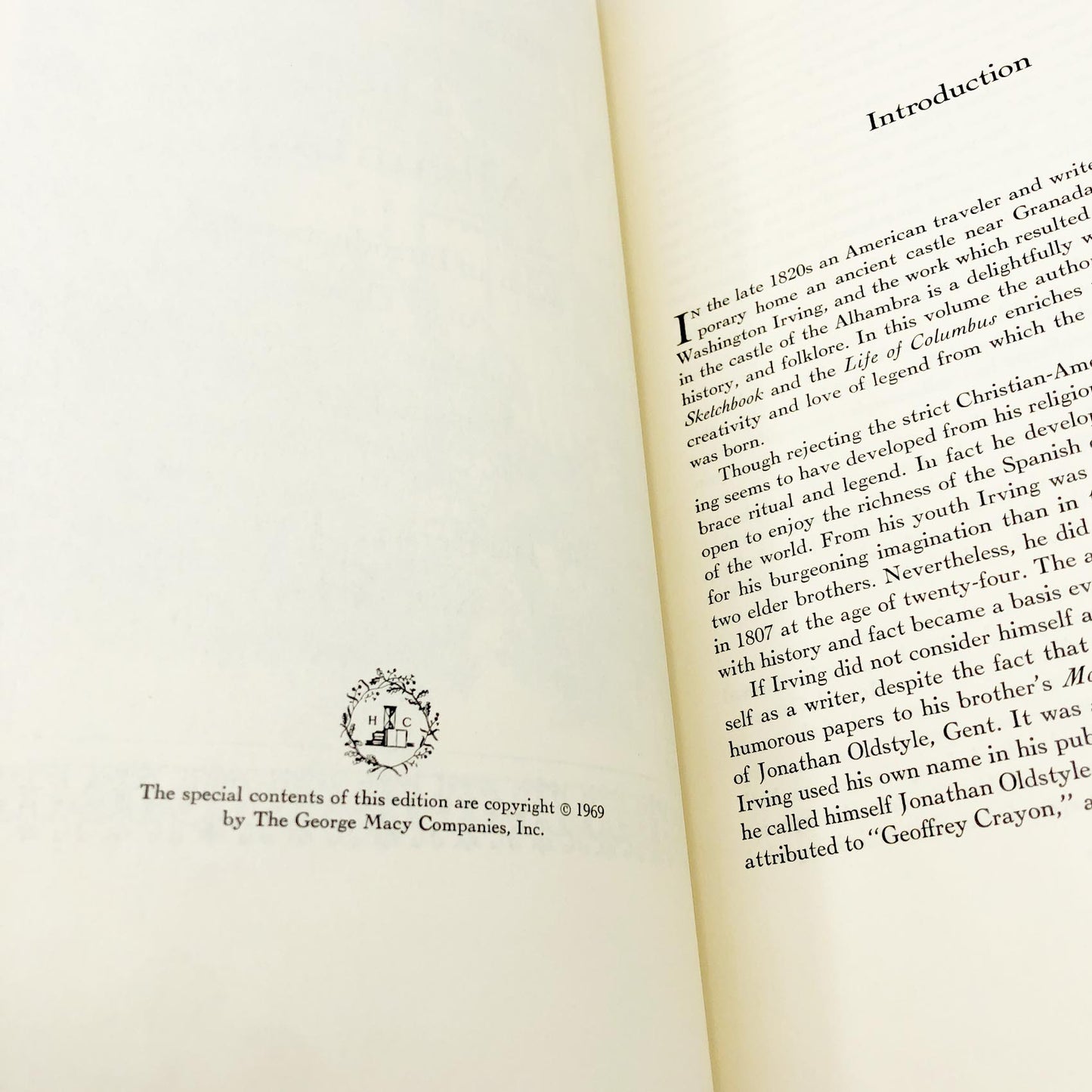 The Alhambra by Washington Irving [ILLUSTRATED LIMITED EDITION] 1969 • The Heritage Press