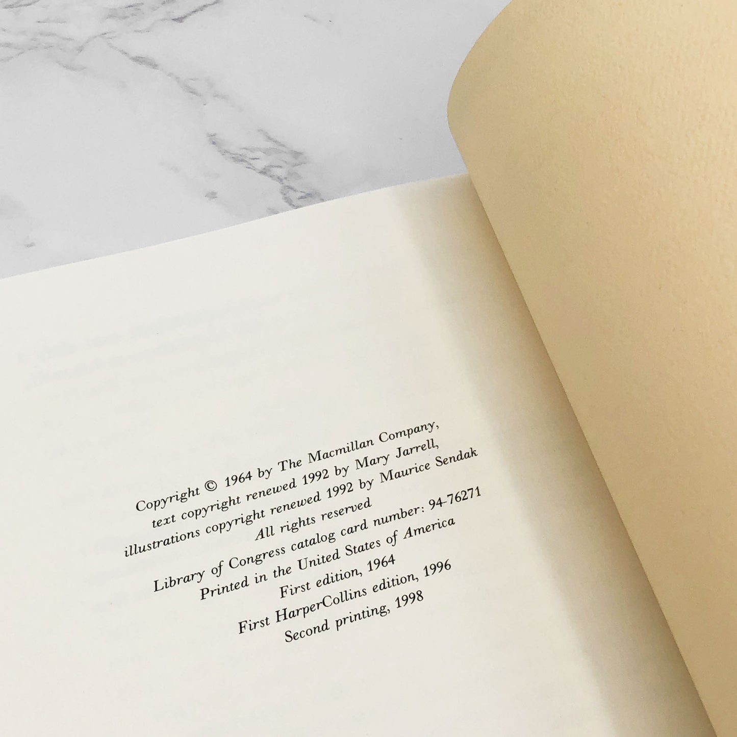 The Bat-Poet by Randall Jarrell & Maurice Sendak [FACSIMILE PAPERBACK RE-PRINT] 1998 • HarperCollins