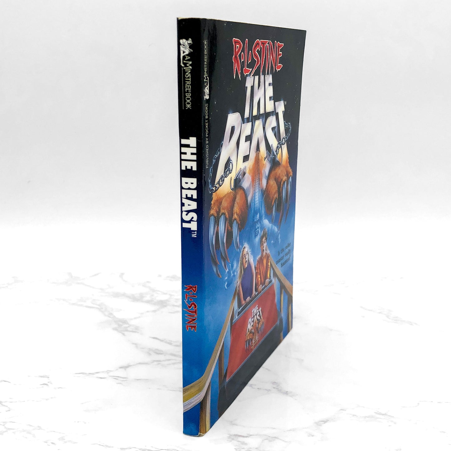 The Beast by R.L. Stine [FIRST EDITION PAPERBACK] 1994 • Minstrel