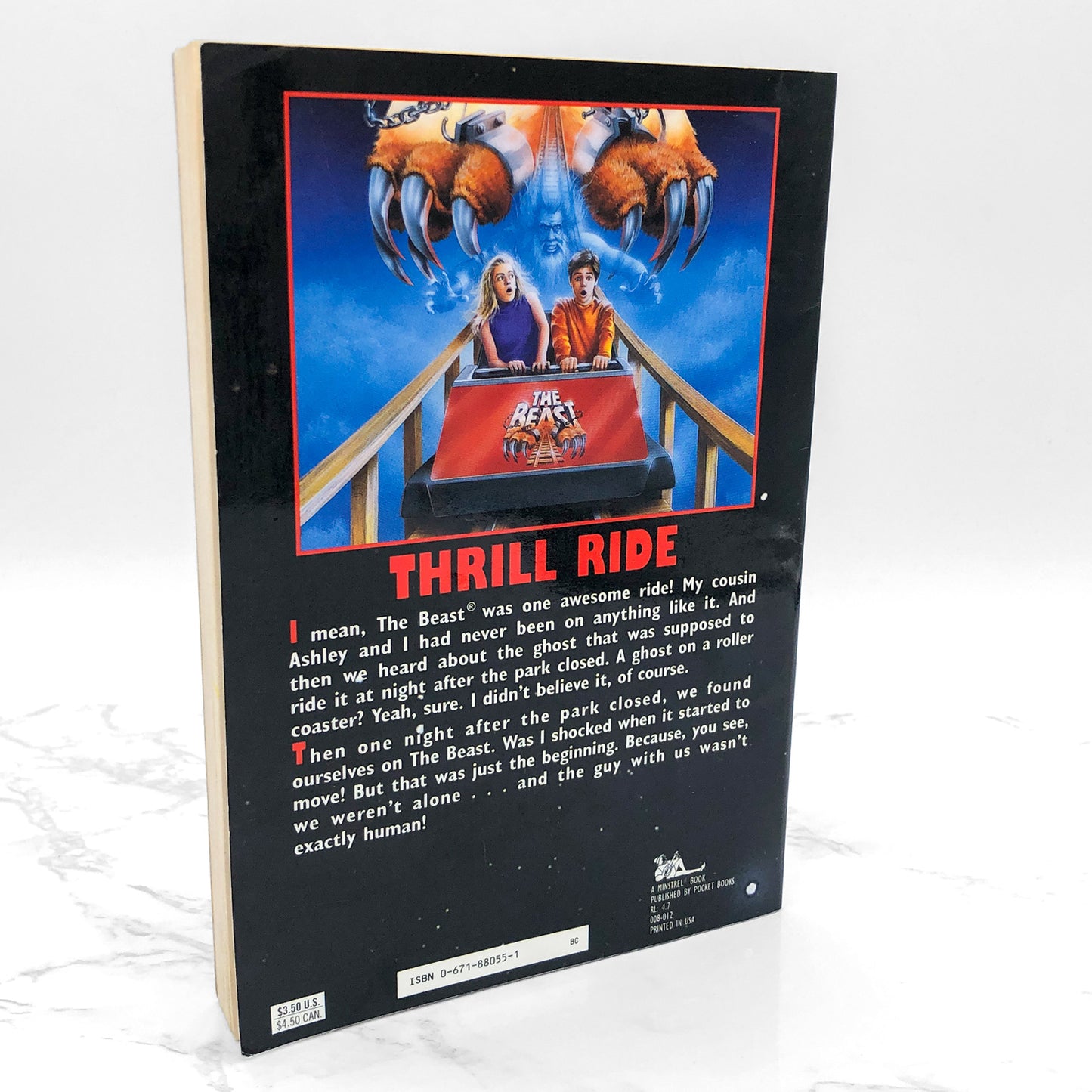 The Beast by R.L. Stine [FIRST EDITION PAPERBACK] 1994 • Minstrel