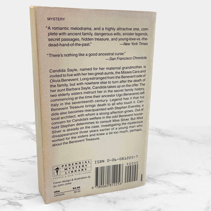 The Benevent Treasure by Patricia Wentworth [1990 PAPERBACK] • Perennial Library • Miss Silver #26