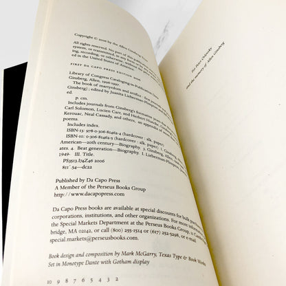 The Book of Martyrdom and Artifice: First Journals & Poems by Allen Ginsberg [FIRST PAPERBACK EDITION] 2006 • Da Capo