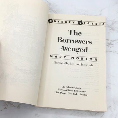 The Borrowers Avenged by Mary Norton [TRADE PAPERBACK] 1990 • Odyssey Classic