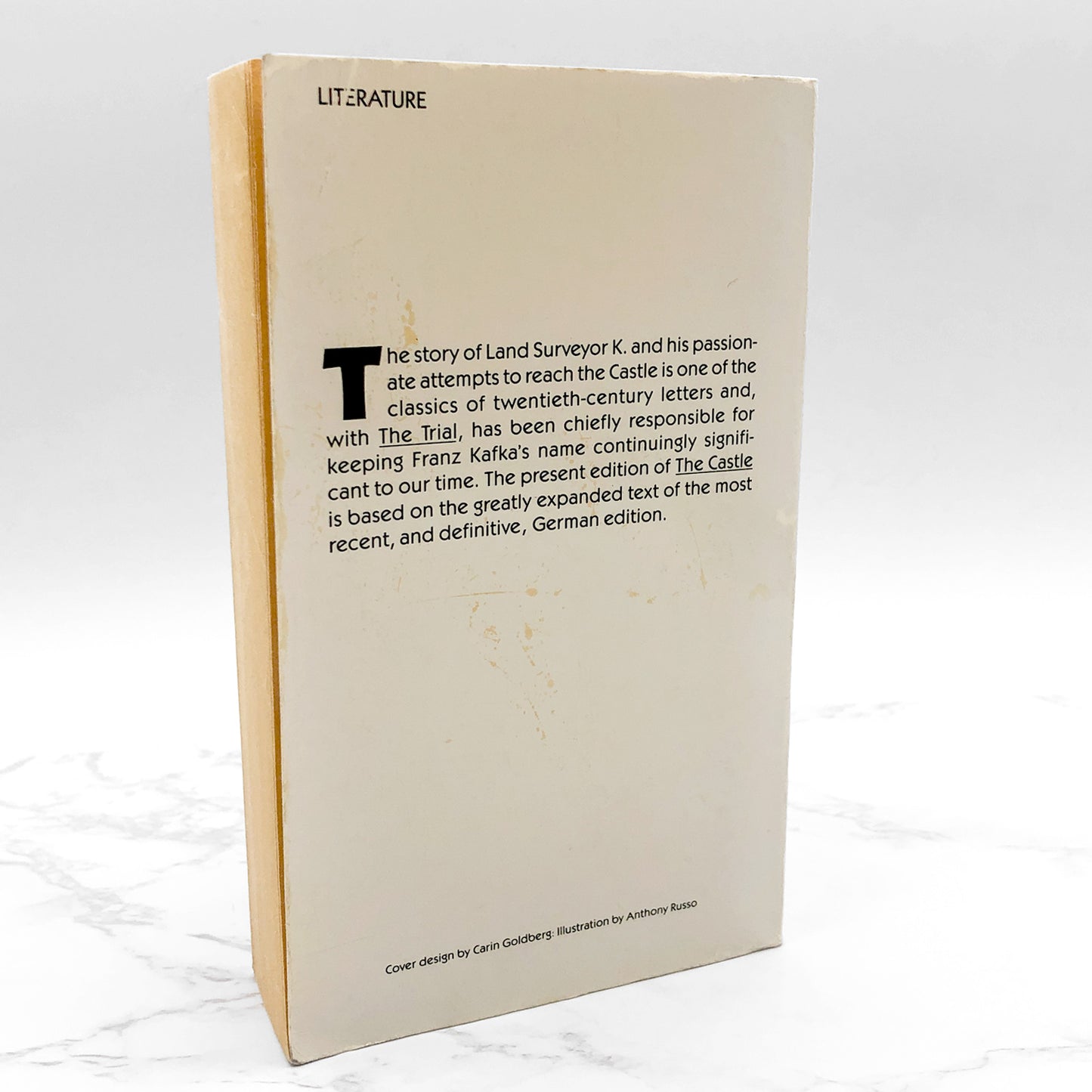 The Castle by Franz Kafka [DEFINITIVE EDITION PAPERBACK] 1974 • Vintage Books • Rare Cover!