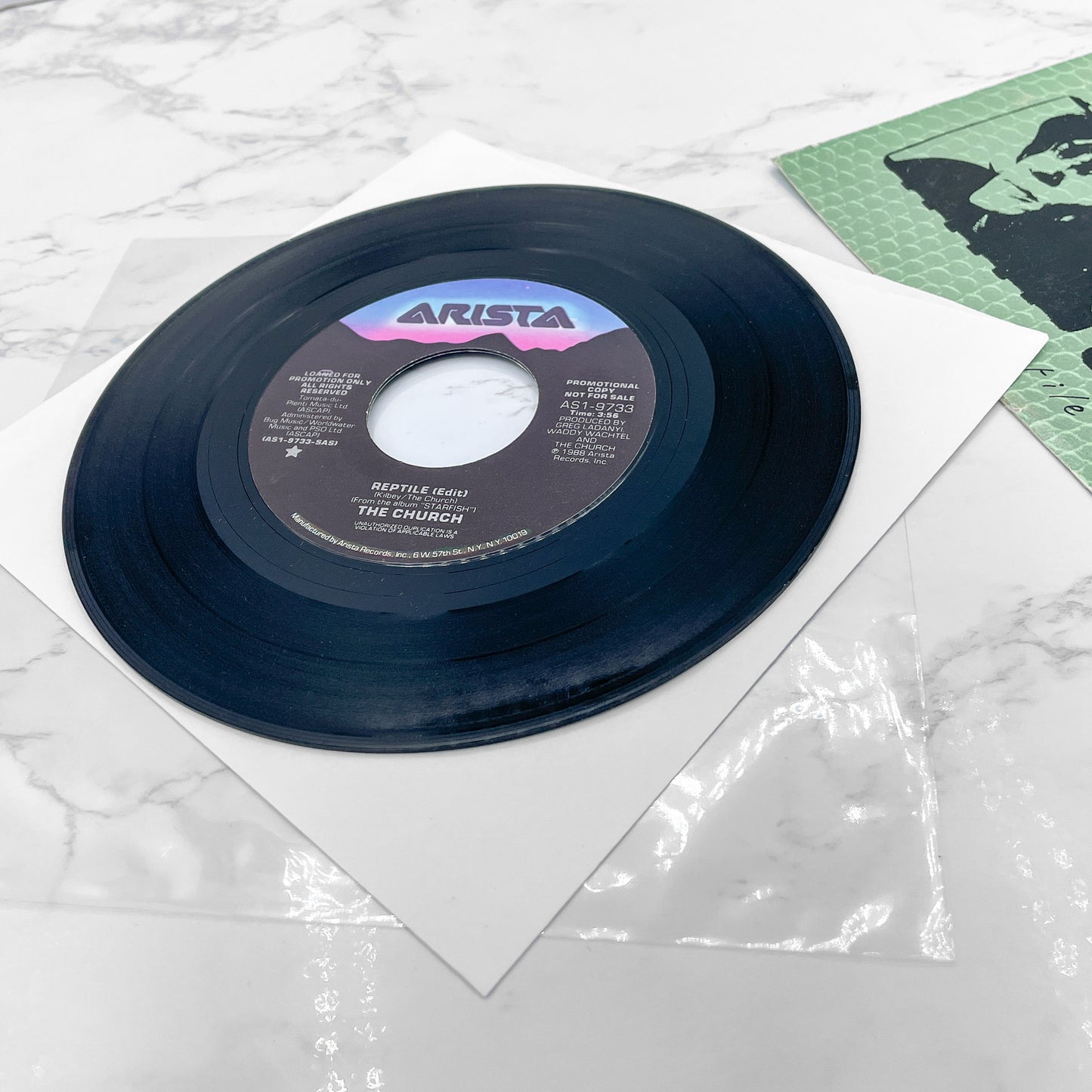 The Church – Reptile b/w Reptile Edit [7" VINYL SINGLE] 1988 • Arista