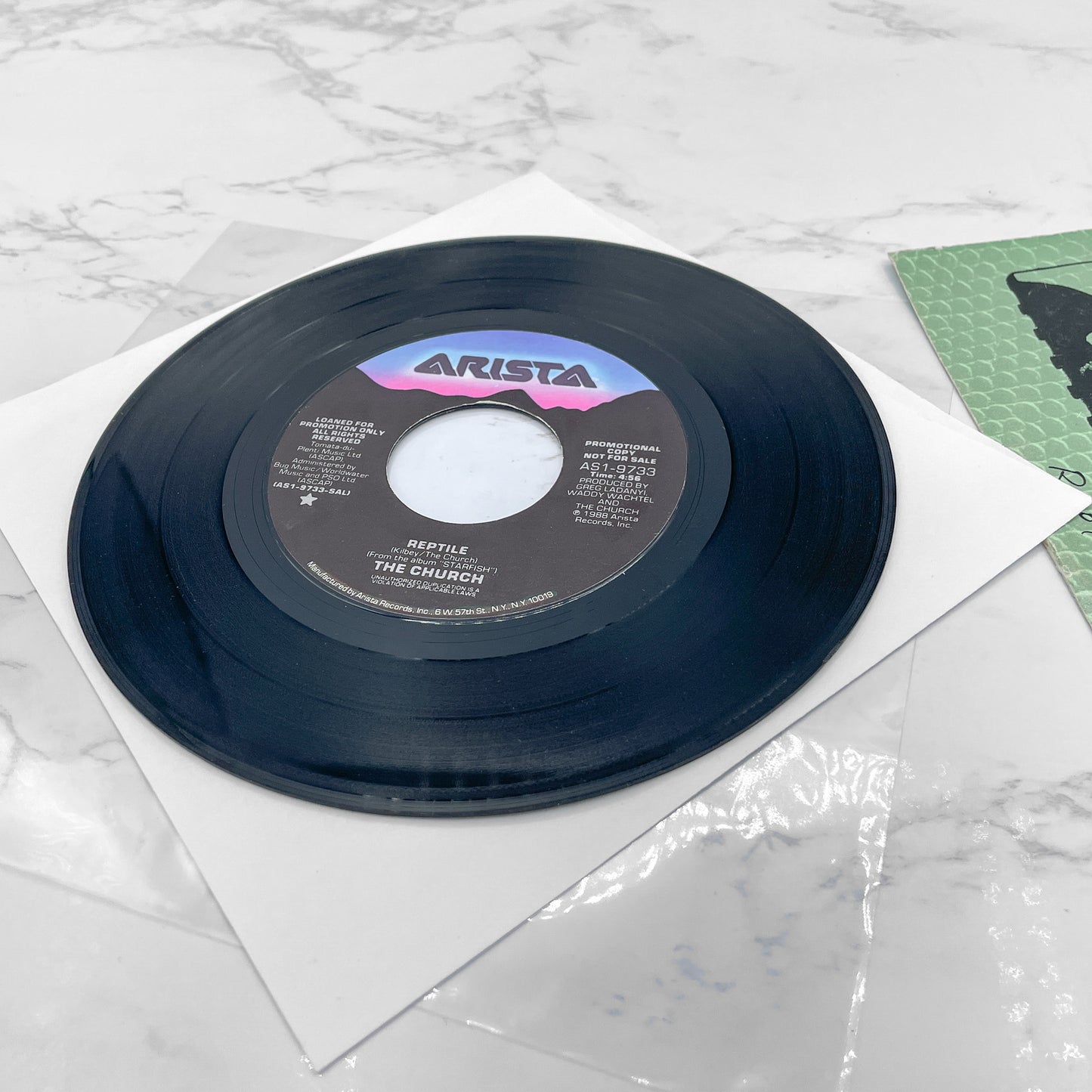 The Church – Reptile b/w Reptile Edit [7" VINYL SINGLE] 1988 • Arista