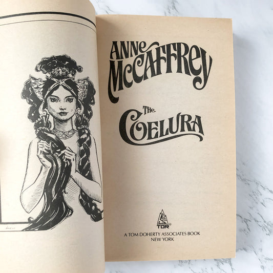 The Coelura by Anne McCaffrey [FIRST PAPERBACK EDITION] 1989 • TOR