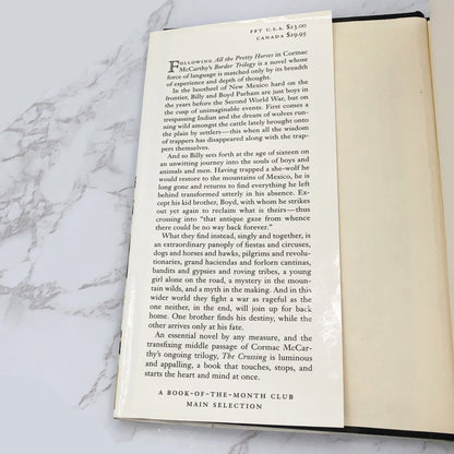 The Crossing by Cormac McCarthy [FIRST EDITION] 1994 • 4th Printing • Knopf