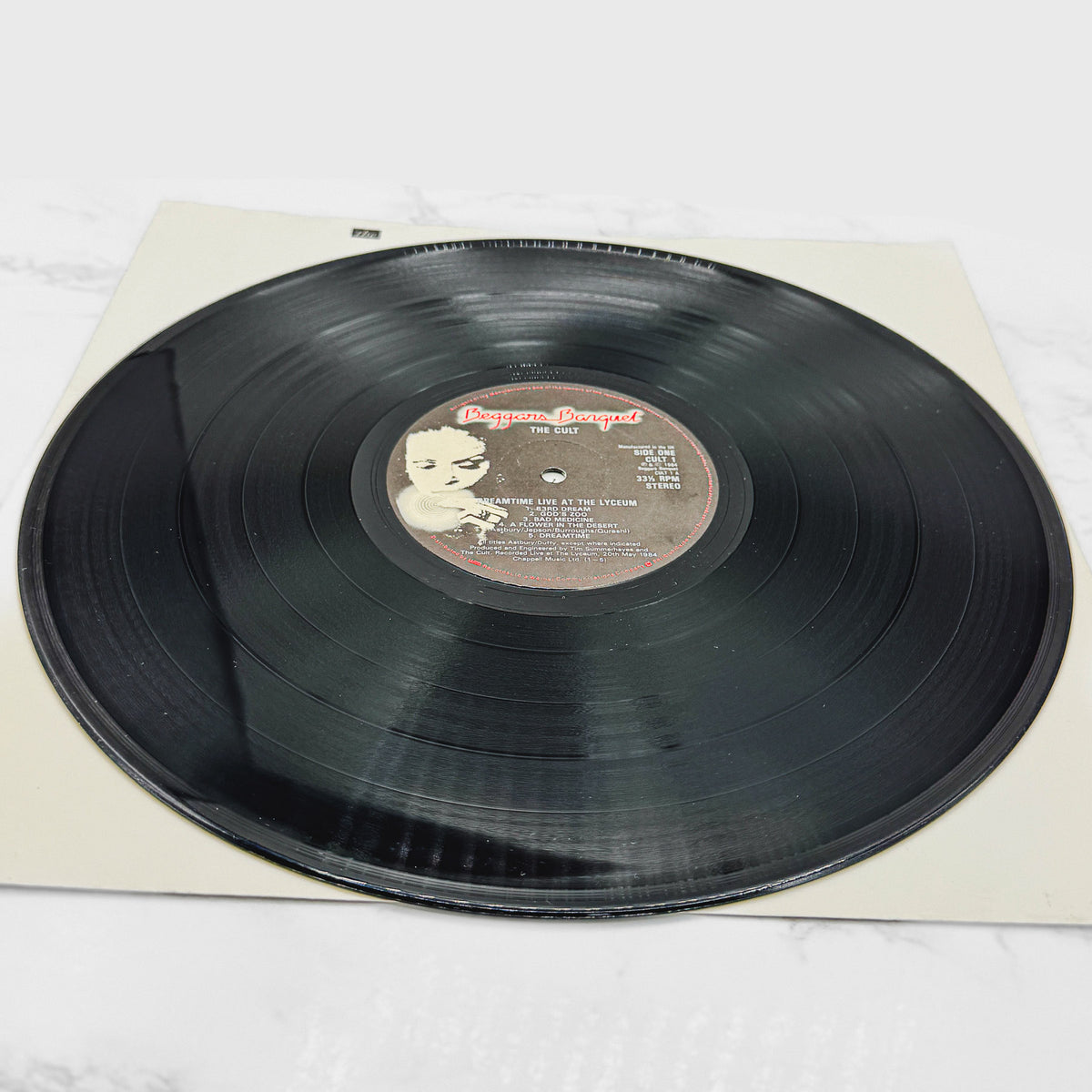 The Cult – Dreamtime + Dreamtime Live At The Lyceum [U.K. VINYL DOUBLE LP] 1984 • Beggars Banquet