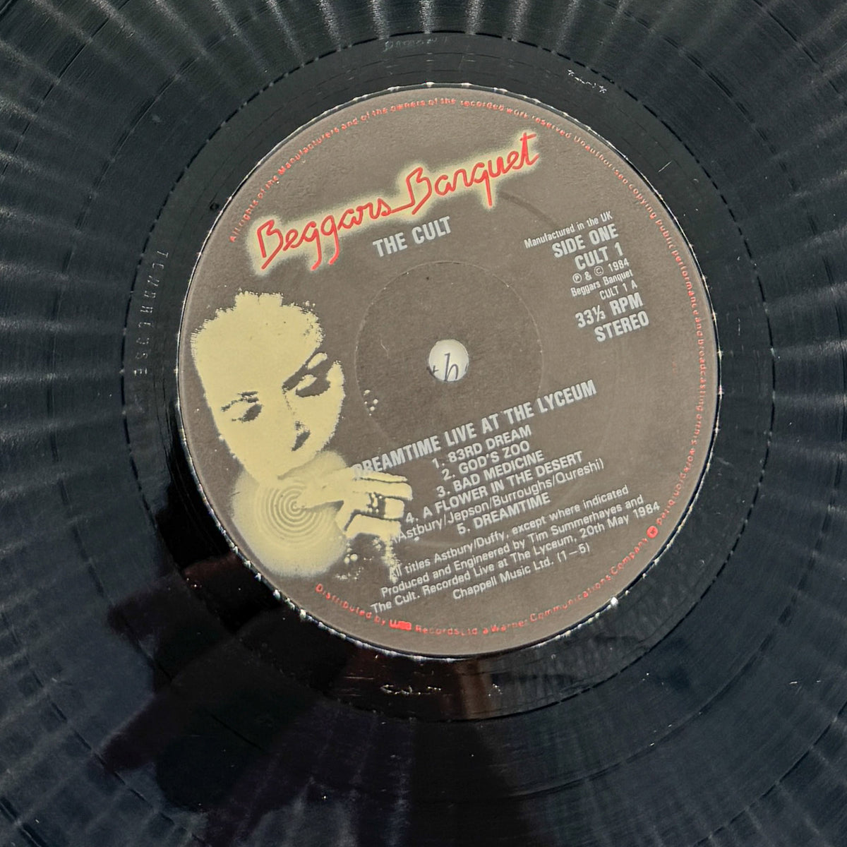 The Cult – Dreamtime + Dreamtime Live At The Lyceum [U.K. VINYL DOUBLE LP] 1984 • Beggars Banquet