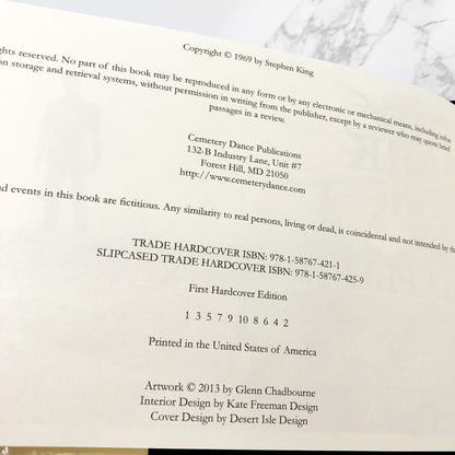 The Dark Man by Stephen King & Glenn Chadbourne [FIRST EDITION • FIRST PRINTING] 2013 • Cemetery Dance