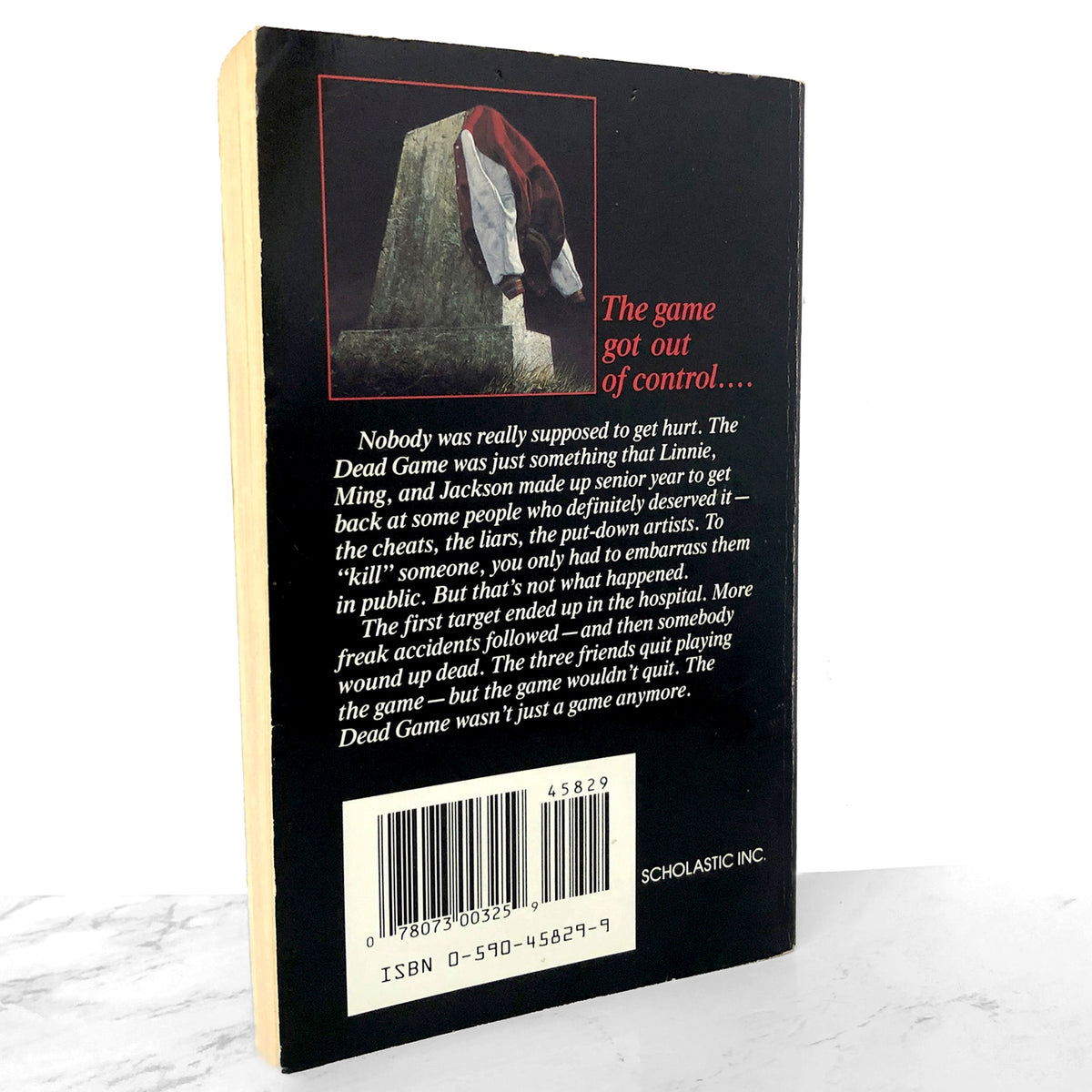 The Dead Game by A. Bates [FIRST EDITION PAPERBACK] 1993 • Point Horror #36