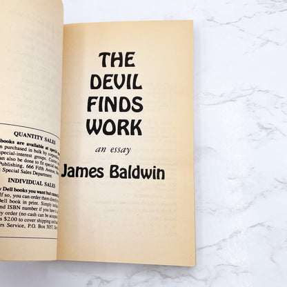 The Devil Finds Work: An Essay by James Baldwin [1990 PAPERBACK] • Dell