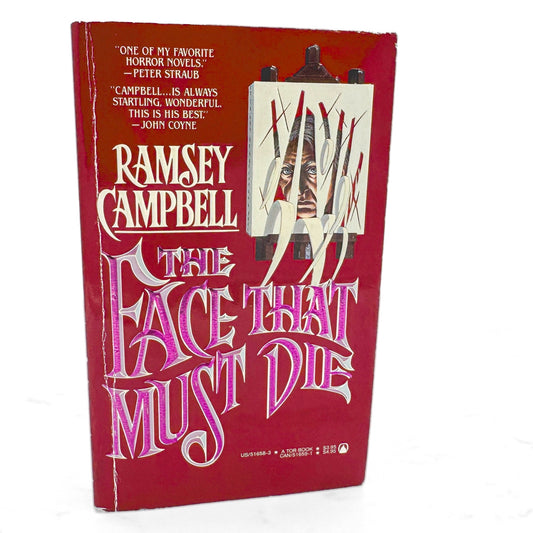 The Face That Must Die by Ramsey Campbell [1985 PAPERBACK] • Tor Horror