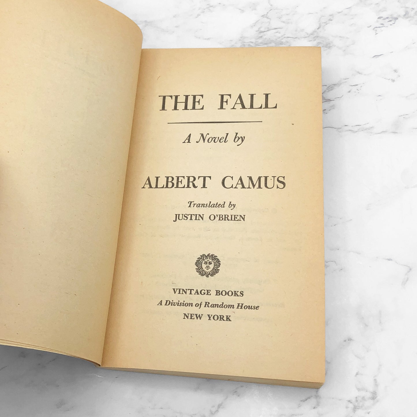 The Fall by Albert Camus [1970 PAPERBACK] • Vintage Books