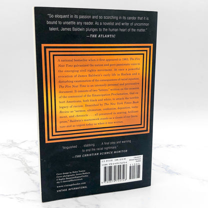 The Fire Next Time by James Baldwin [TRADE PAPERBACK] 1993 • Vintage International