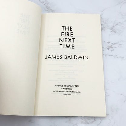 The Fire Next Time by James Baldwin [TRADE PAPERBACK] 1993 • Vintage International