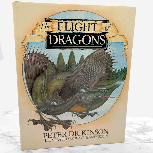 The Flight of Dragons by Peter Dickinson [FIRST EDITION • FIRST PRINTING] 1979 • Harper & Row