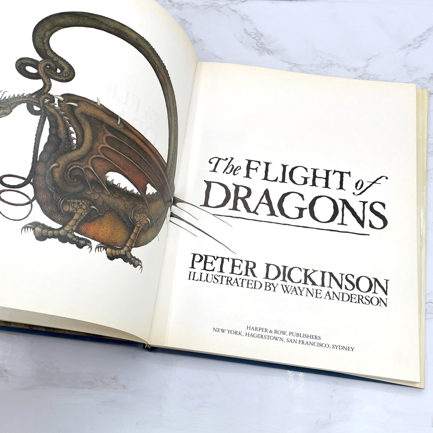 The Flight of Dragons by Peter Dickinson [FIRST EDITION • FIRST PRINTING] 1979 • Harper & Row