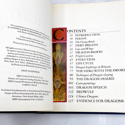 The Flight of Dragons by Peter Dickinson [FIRST EDITION • FIRST PRINTING] 1979 • Harper & Row