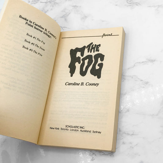 The Fog by Caroline B. Cooney [1989 PAPERBACK] • Point Horror