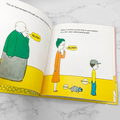 The Gas We Pass: The Story of Farts by Shinta Cho [U.S. FIRST EDITION] 1994 • Kane Miller Books