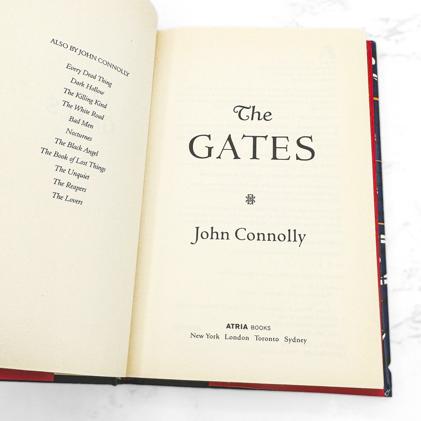 The Gates by John Connolly SIGNED! [FIRST EDITION • FIRST PRINTING] 2009 • Atria