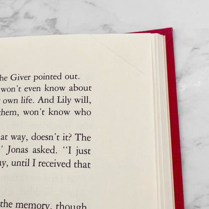 The Giver by Lois Lowry [FIRST EDITION] 1993 • 3rd Printing! • Houghton Mifflin