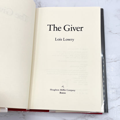 The Giver by Lois Lowry [FIRST EDITION] 1993 • 3rd Printing! • Houghton Mifflin