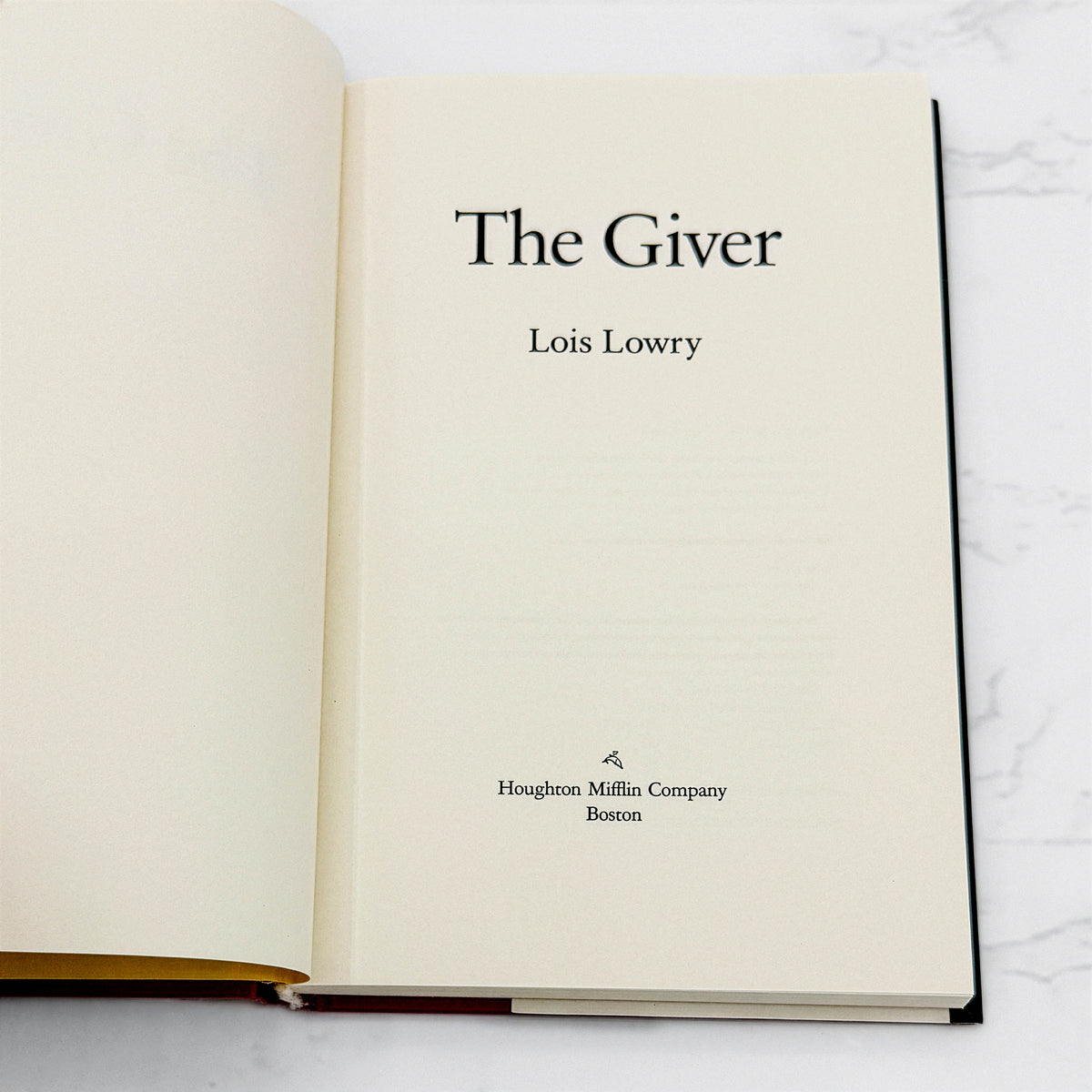 The Giver by Lois Lowry [FIRST EDITION] 1993 • 22nd Printing • Houghton Mifflin