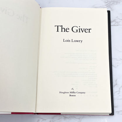 The Giver by Lois Lowry [FIRST EDITION] 1993 • 15th Printing • Houghton Mifflin