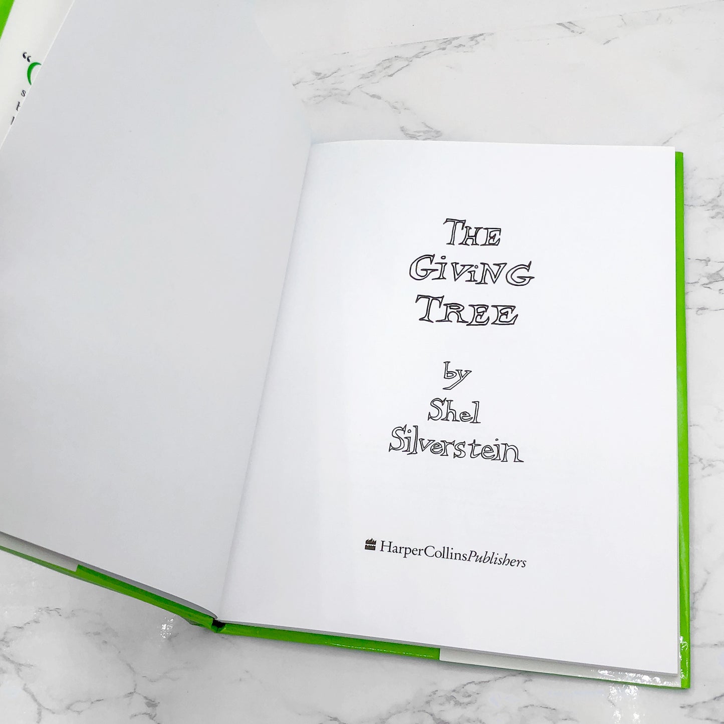 The Giving Tree by Shel Silverstein [FIRST EDITION • 89th PRINTING] • Harper Collins • Mint