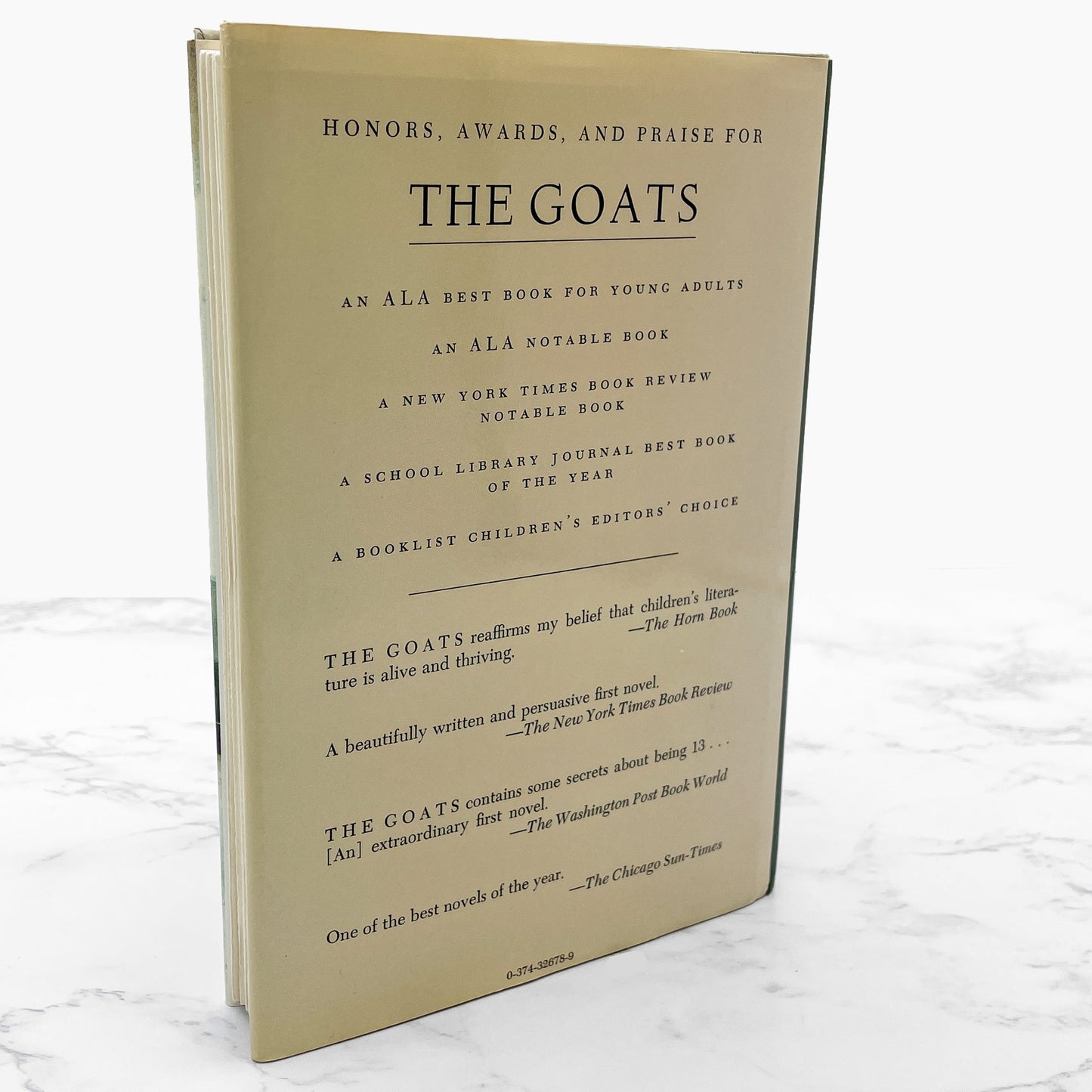 The Goats by Brock Cole [FIRST EDITION] 1987 • 8th Print • Farrar Straus Giroux