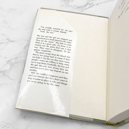 The Goats by Brock Cole [FIRST EDITION] 1987 • 8th Print • Farrar Straus Giroux