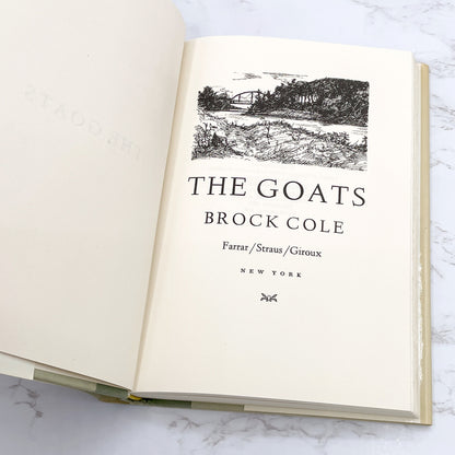 The Goats by Brock Cole [FIRST EDITION] 1987 • 8th Print • Farrar Straus Giroux