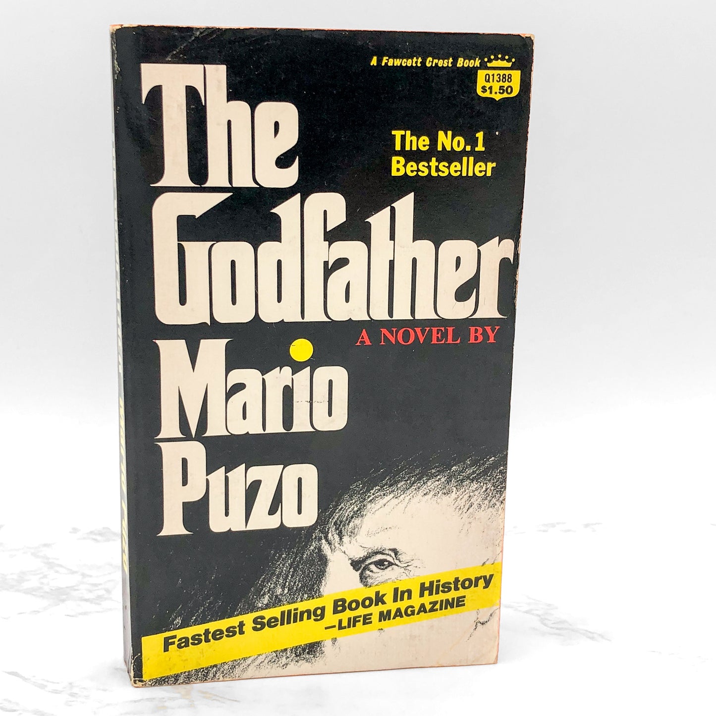 The Godfather by Mario Puzo [FIRST PAPERBACK PRINTING] 1969 • Fawcett Crest